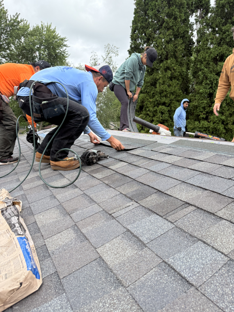 nailing shingles